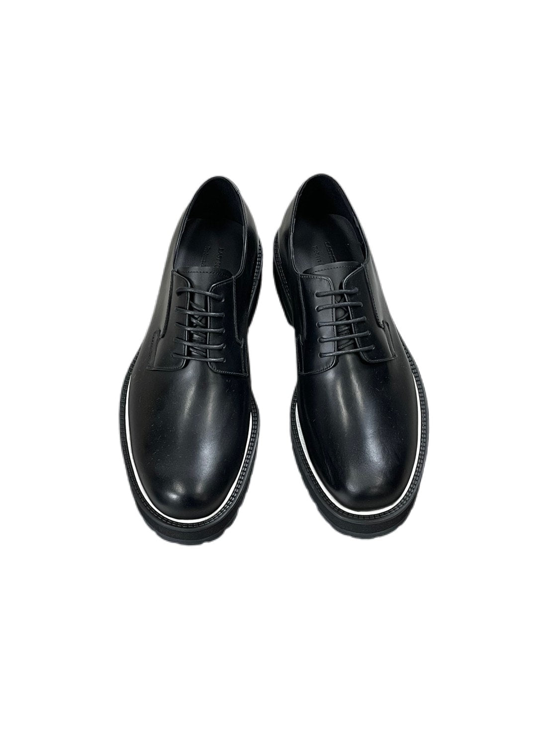 受注制【Chikashitsu +】sole line design leather shoes