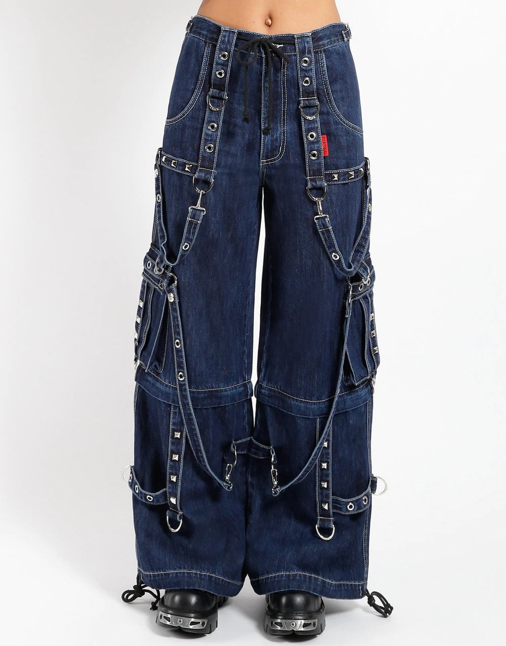 【TRIPP NYC】STRAP ON ZIP OFF PANT[JM7117M] /【トリップ エヌワイシー】２wayストラップジップボンテージデニムパンツ