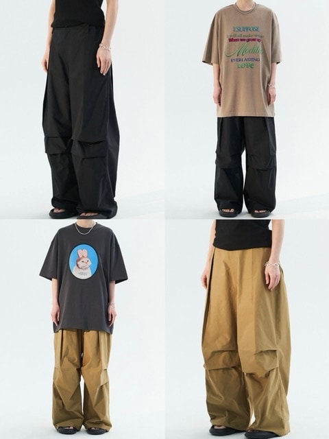 【MODITEC】Fold Trouser Trouser