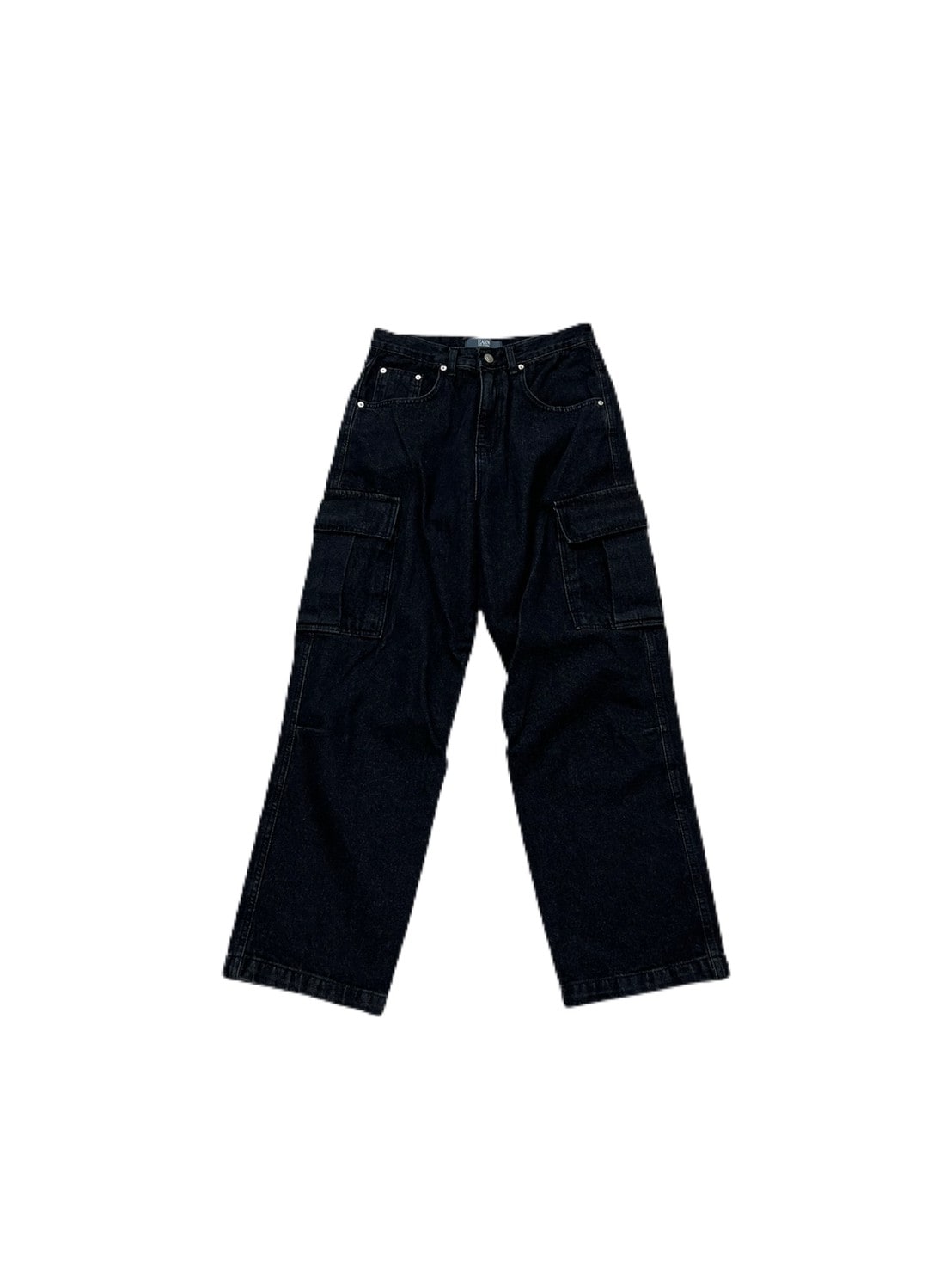 受注制【Chikashitsu +】wide denim cargo pants