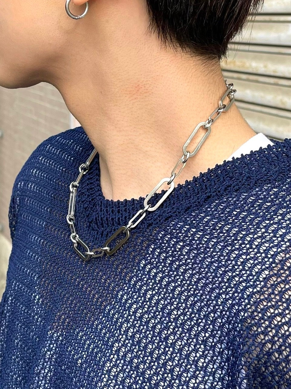 受注制【Chikashitsu +】choker chain necklace
