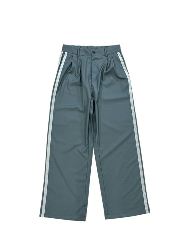 受注制【Chikashitsu +】side line slacks (3color)