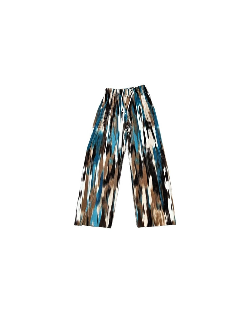 受注制【Chikashitsu +】mixed summer pleats pants (2color)