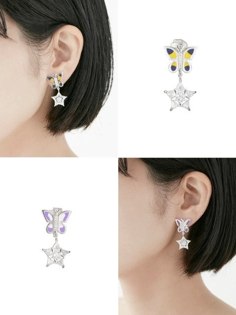 【STUGAZI】Butterfly Star Pierce