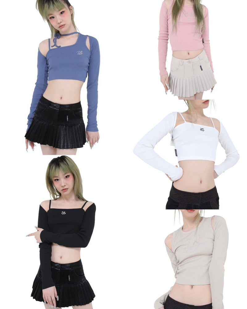 【Ugly shadow】DAILY CROP CARDIGAN