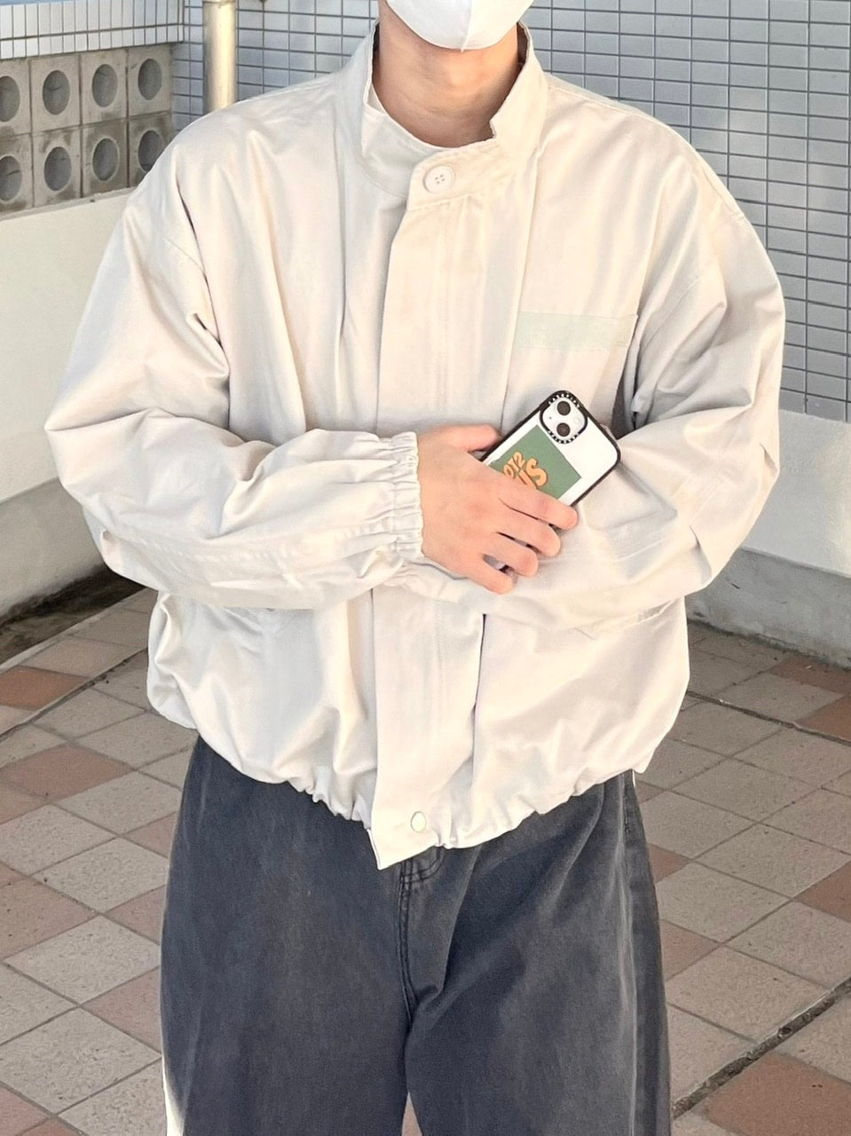 受注制【youll】cropped loose fit jacket