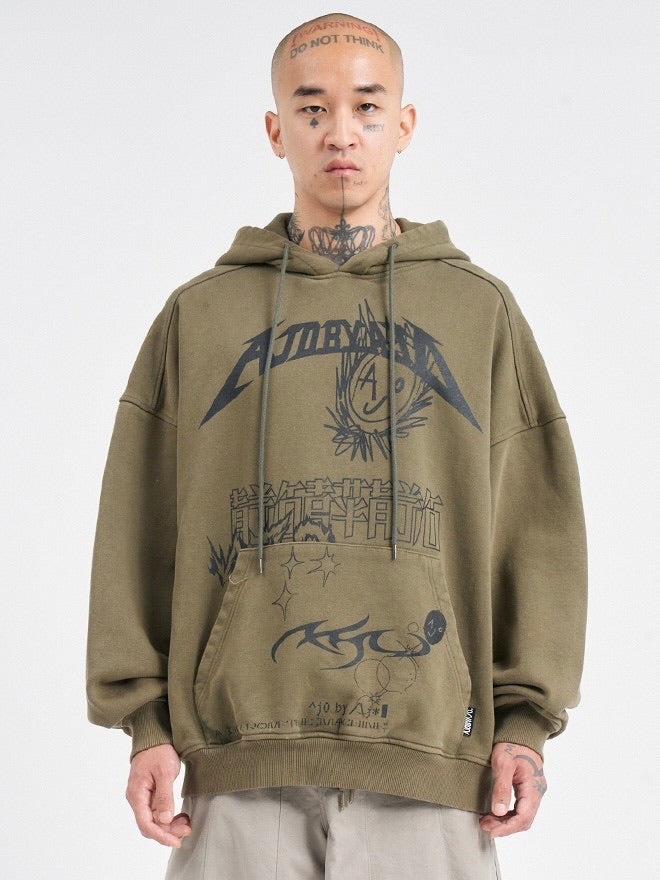 【AJOBYAJO】AJOLICA Collage Hoodie
