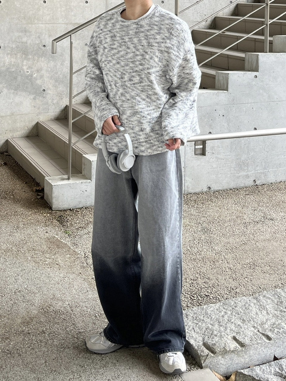 【youll】mix knit (2color)