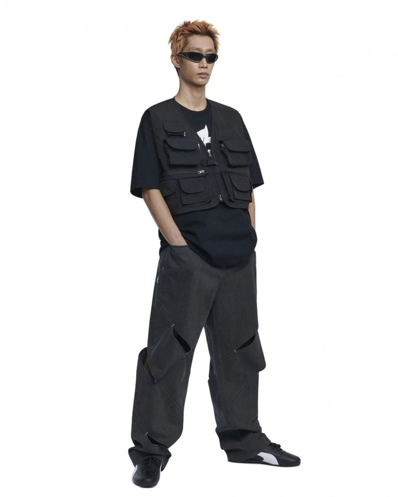 【NOMANUAL】NYLON UTILITY VEST