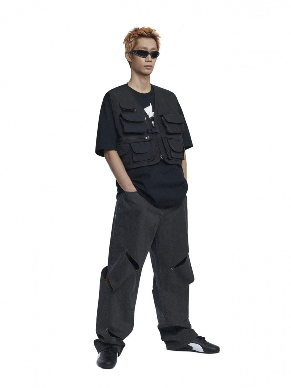 【NOMANUAL】NYLON UTILITY VEST