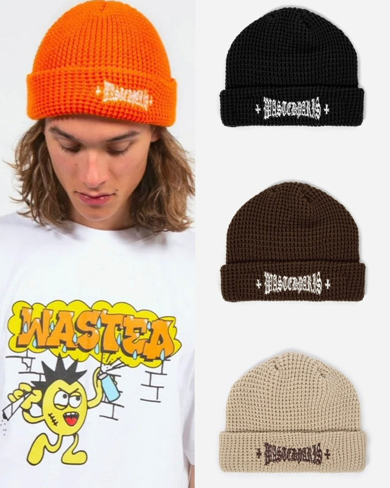 【WASTED PARIS】Beanie Waffle London Cross