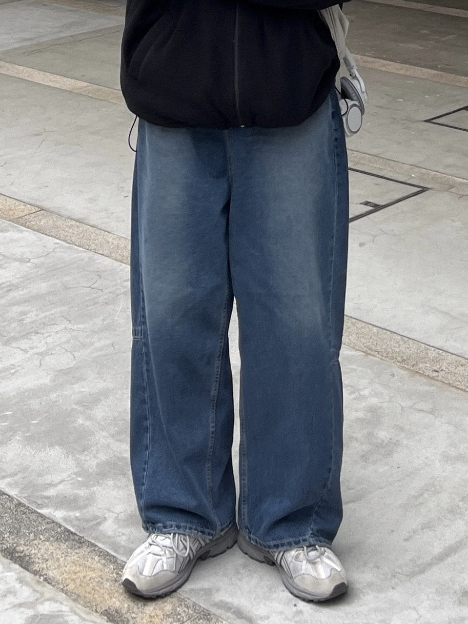 受注制【youll】denim wide pants (2color)