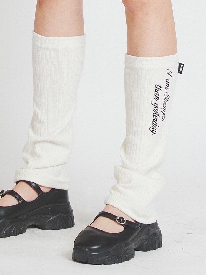 【CRANK】LETTERING LEG WARMER