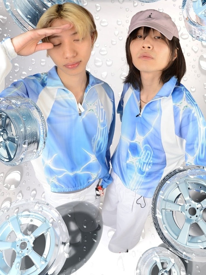 【AsahiNa】Graphic cycling top