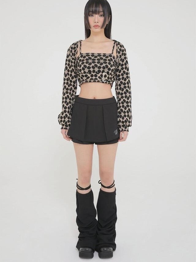 12/21 20:00 再販【Uglyshadow】SHIRRING LEG WARMER