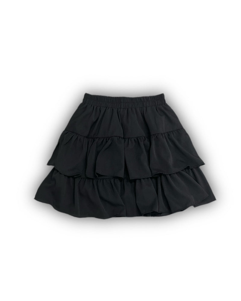【Never mind the XU】frill skirt (2color)