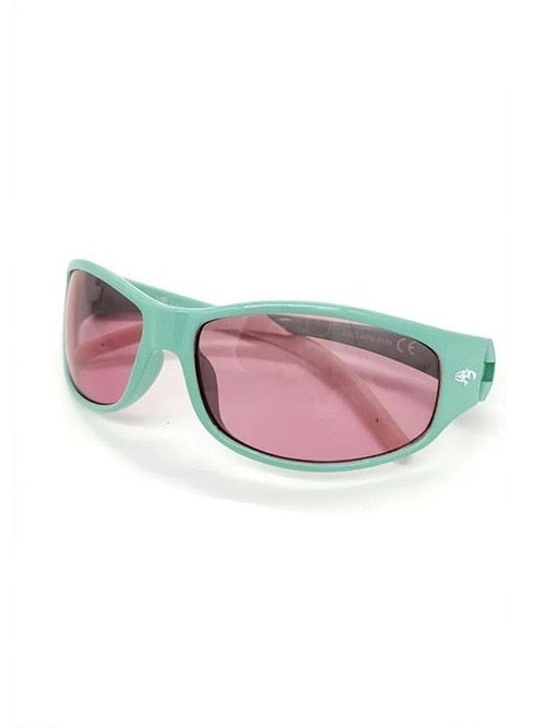 【Basic Pleasure Mode】WRAP SUNGLASSES WITH BERRY PINK LENS
