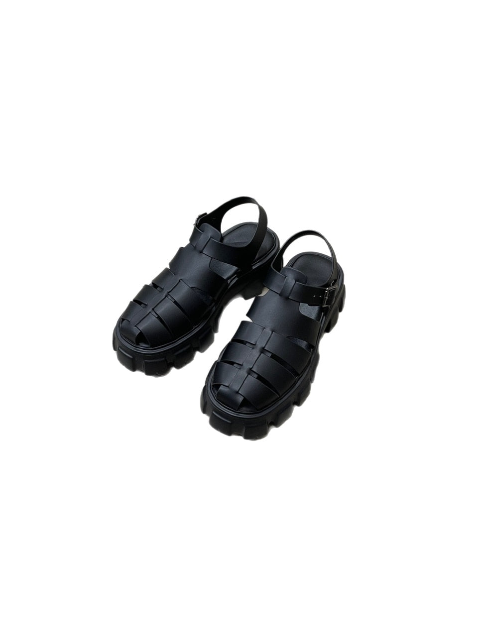 【Chikashitsu +】design sole gurkha sandal
