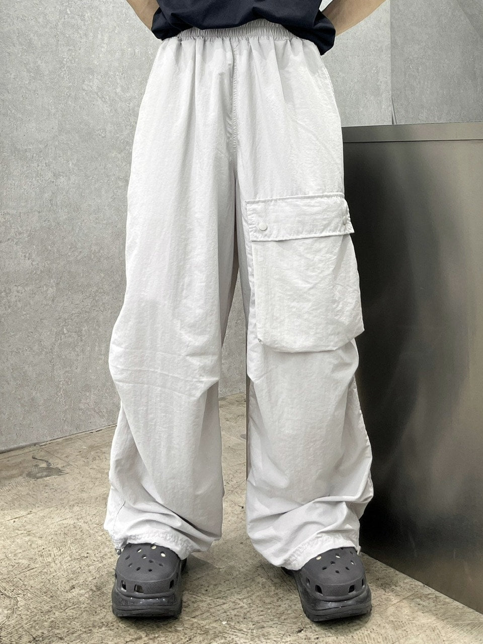 受注制【youll】pocket wide cargo pants (2color)