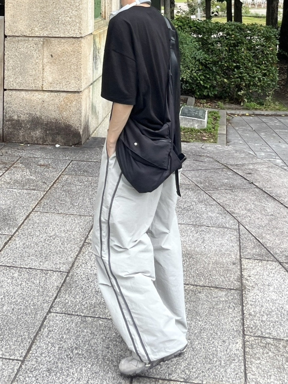 【youll】nylon track wide pants (5color)