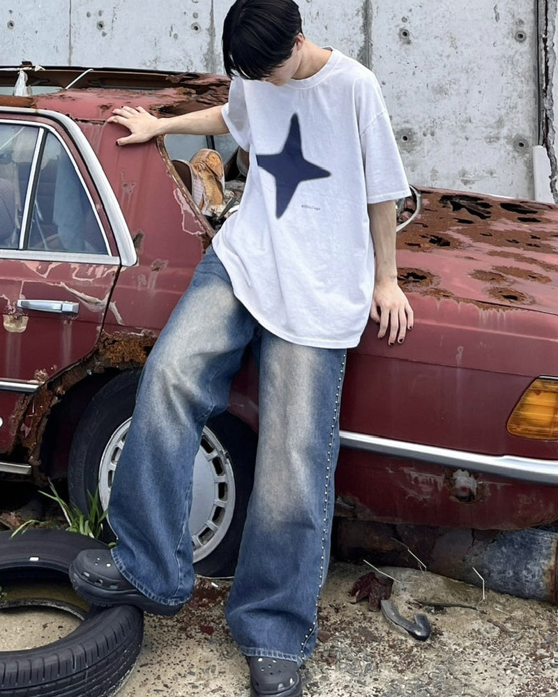 【youll】sparkle pigment tee (2color)