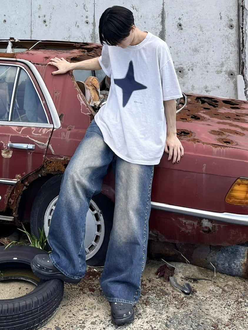 【youll】sparkle pigment tee (2color)