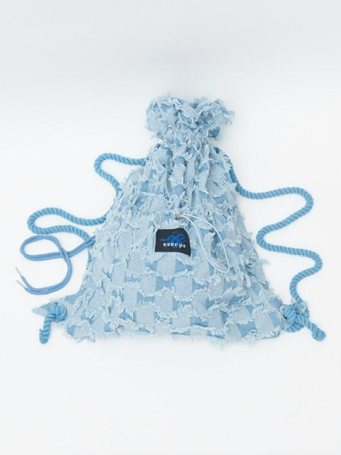 【SSERPE】CHECKERBOARD VAGABOND BAG