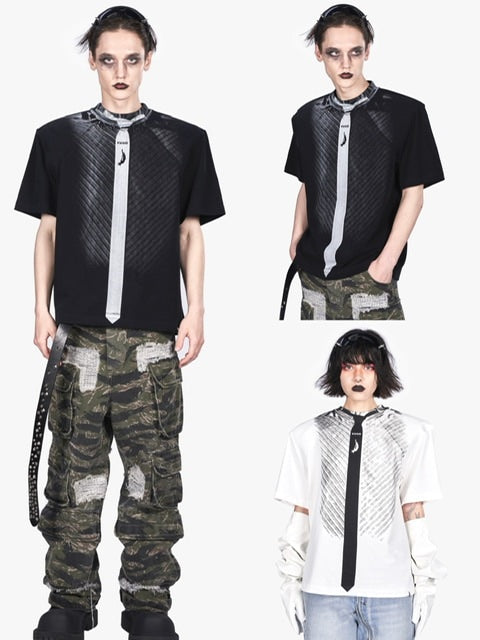 【F.V.V.O】FVVO Tie Printed Tee