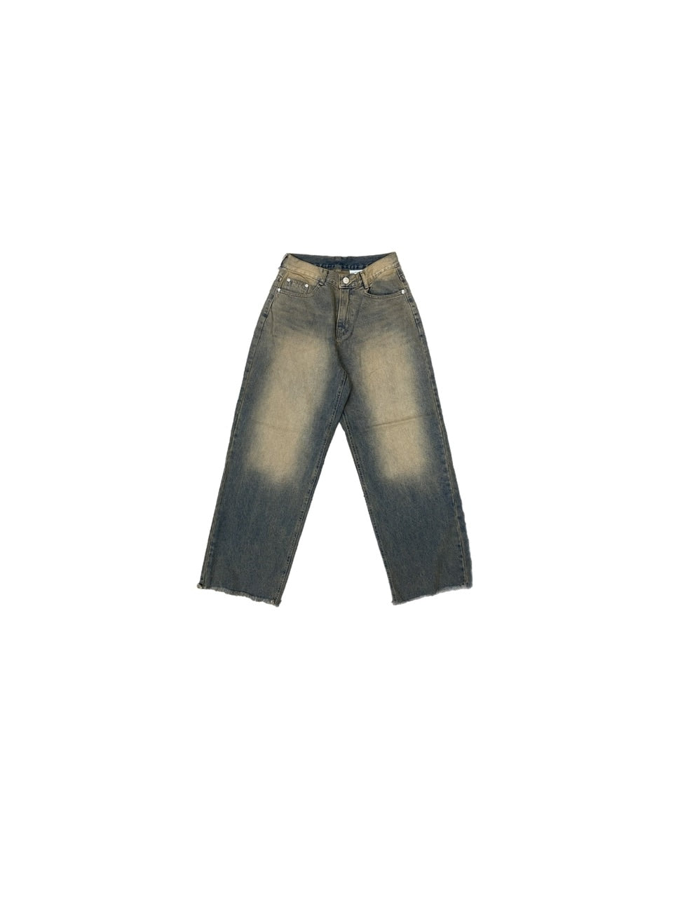 受注制【Chikashitsu +】vintage faded wash denim pants