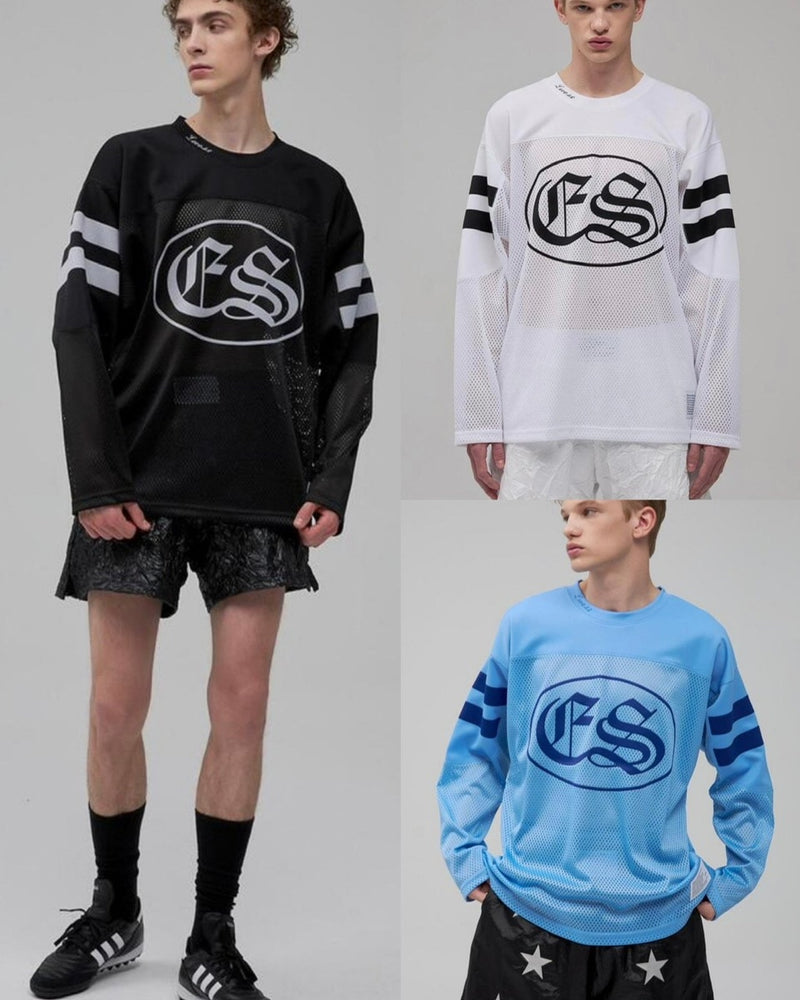 【ESC STUDIO】football t-shirt
