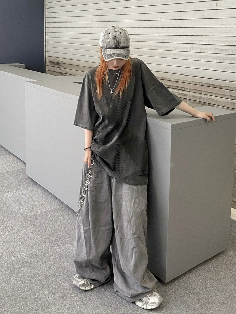 受注制【Never mind the XU】washing darts pants (4color)