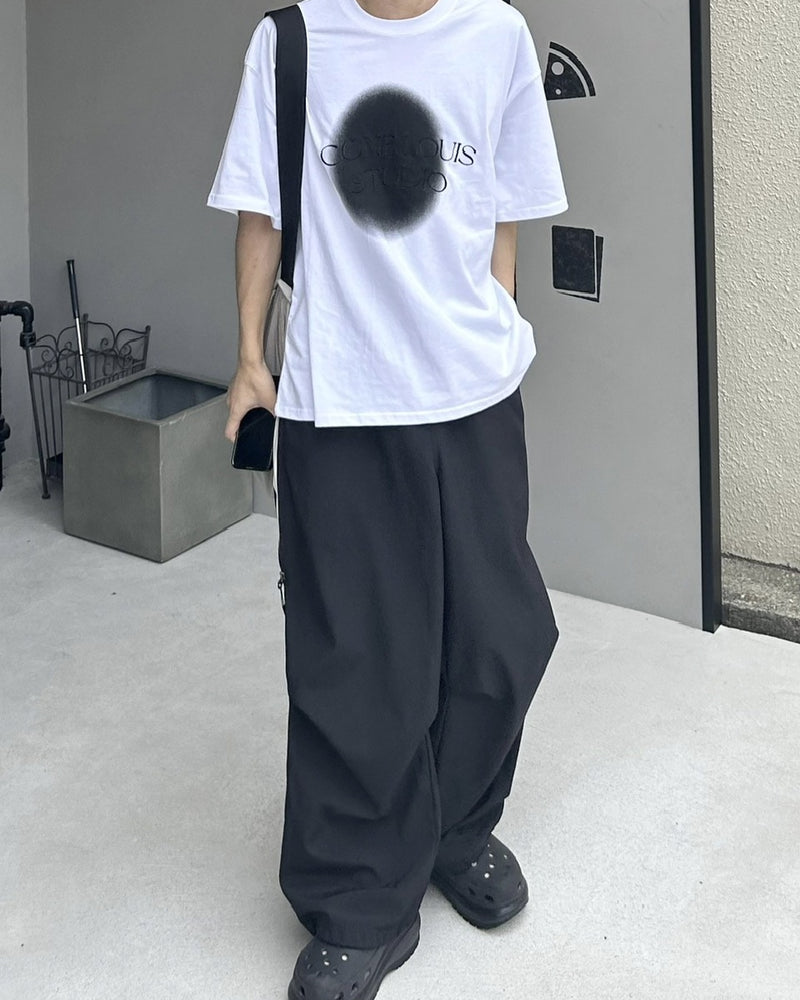 【youll】embroidery logo tee (2color)