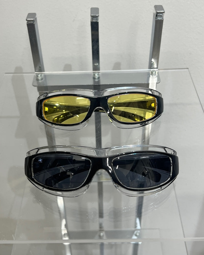 受注制【Chikashitsu +】speed sunglasses (3color) / 【チカシツプラス】スピードサングラス