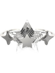 【VSCH】VSCH Star Frozen Series pentagram Transparent Pile Ring