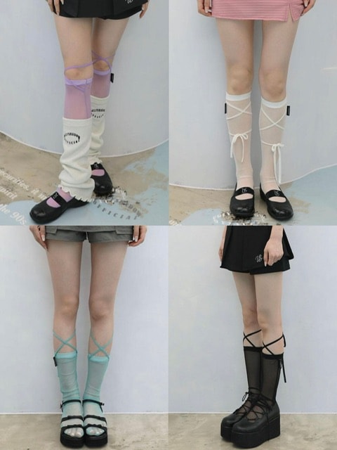 【Uglyshadow】MESH LACE SOCKS