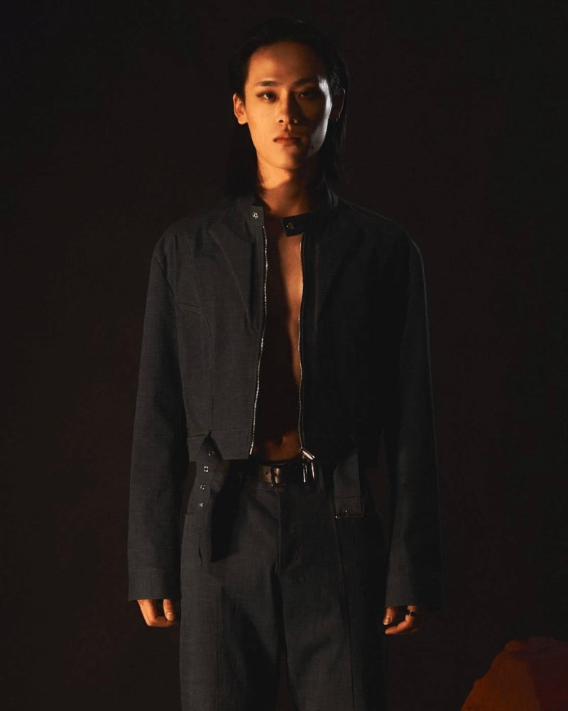 【ARTS DE BASE】Denim Bike Jacket