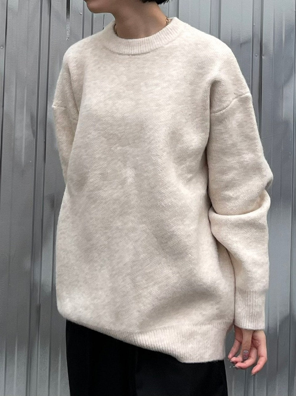受注制【Chikashitsu +】unisex 6color knit (6color) / 【チカシツプラス】ユニセックス6カラー長袖ニット