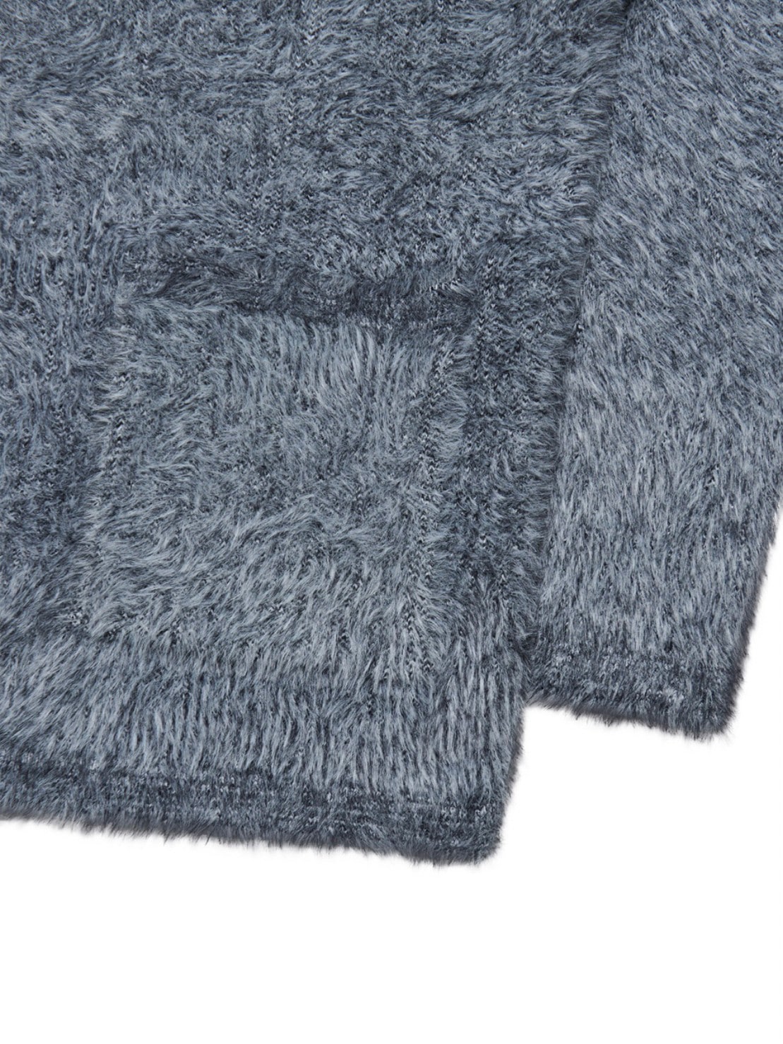 【NOMANUAL】HAIRY SOFT CARDIGAN / 【ノーマニュアル】ヘアリーソフト長袖カーディガン