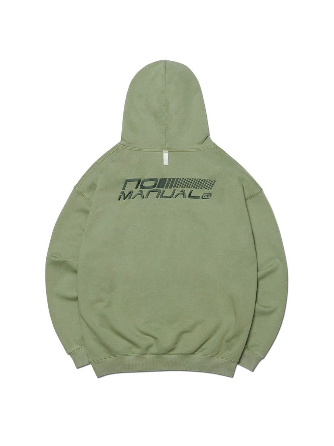 【NOMANUAL】OVERDYED SPEED LOGO HOODIE