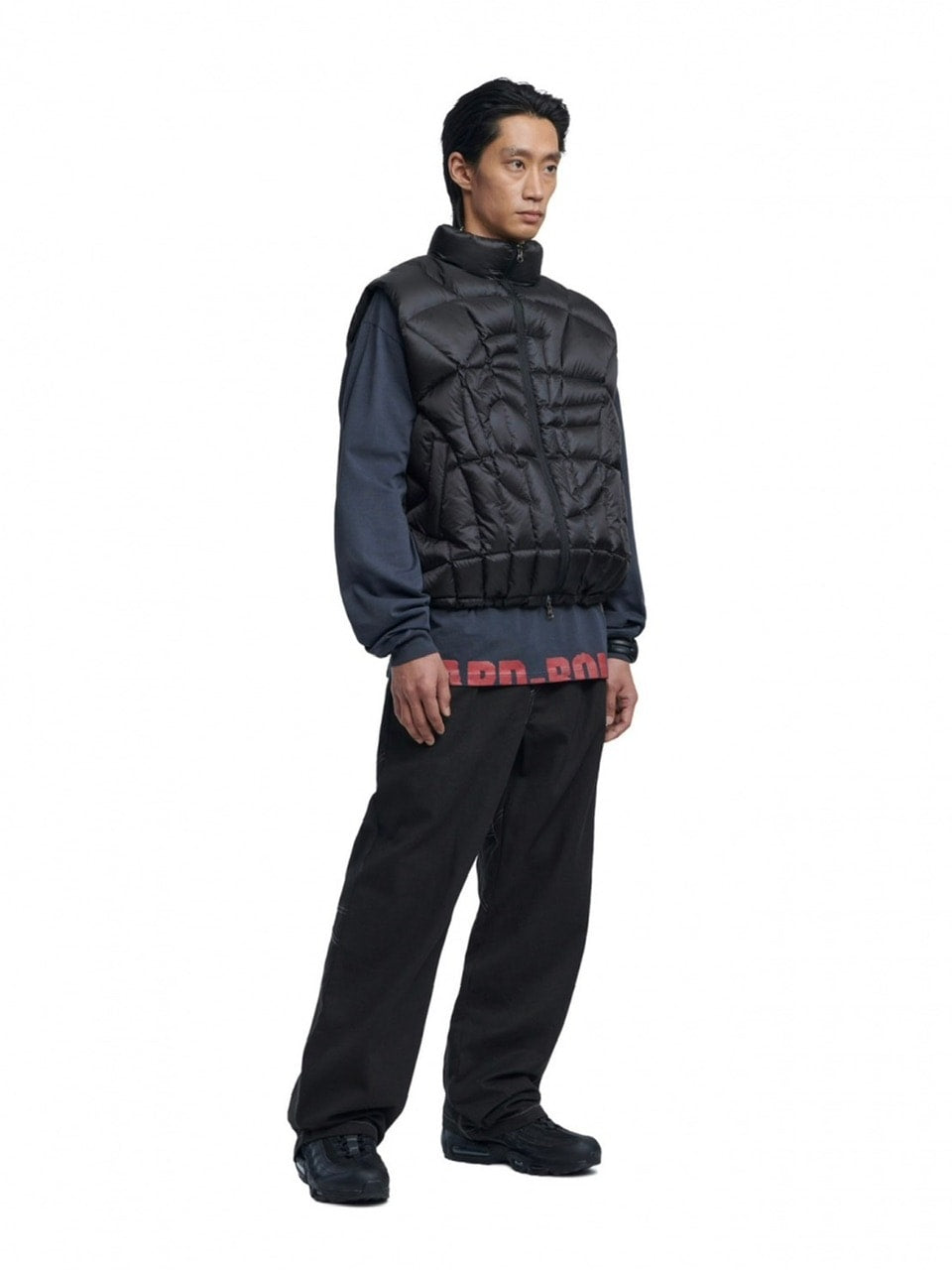 【NOMANUAL】STITCHED SYMBOL PADDING VEST