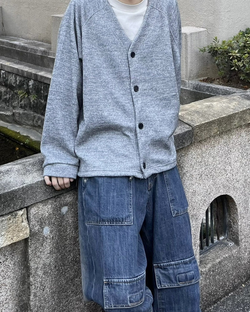 受注制【youll】string heavy cardigan