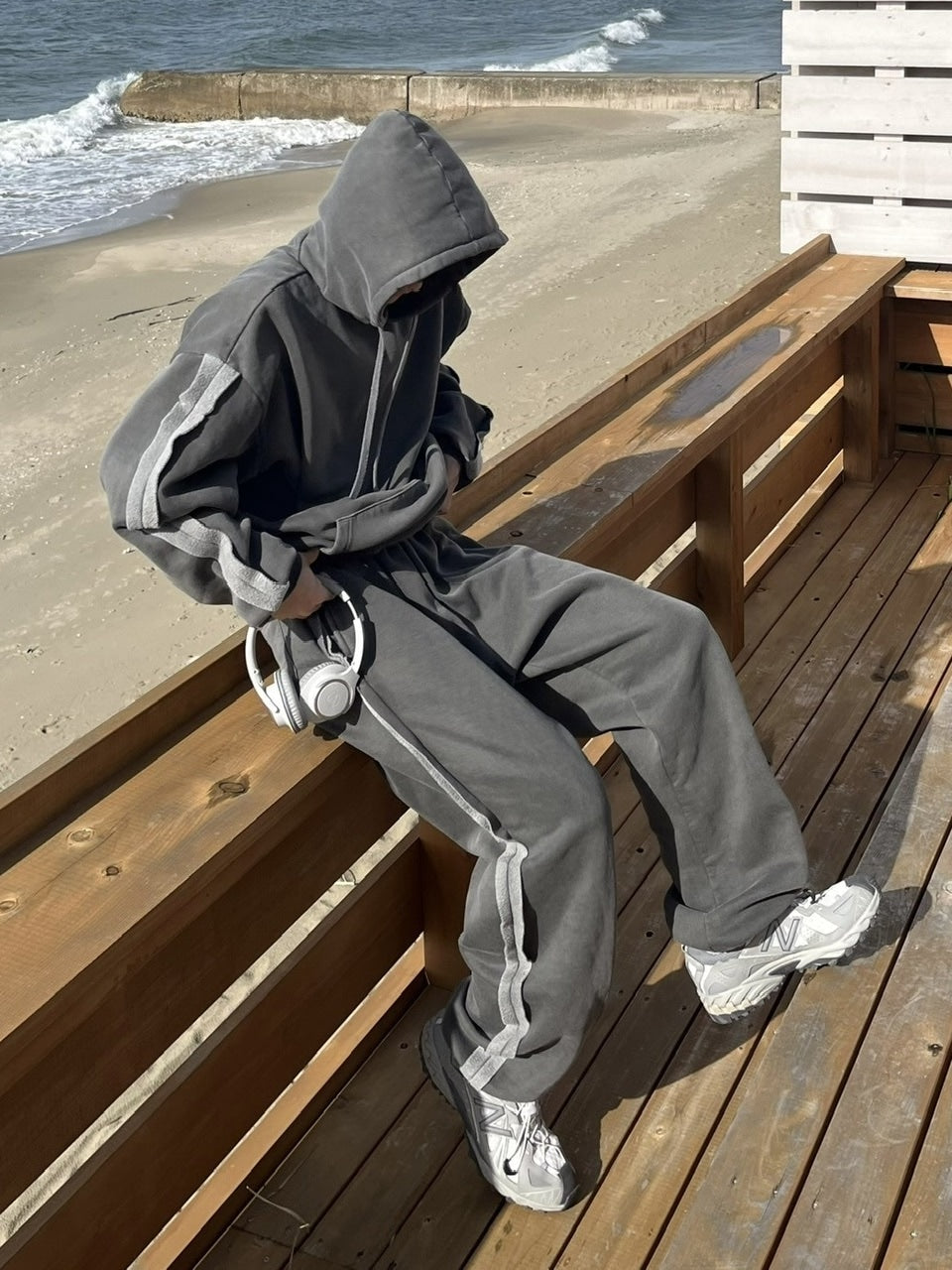 【youll】set up pigment sweat pants (2color)