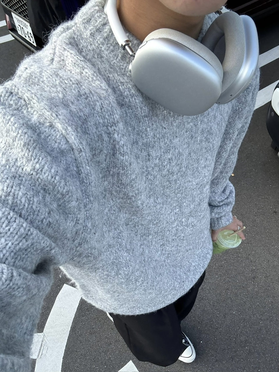 受注制【RENOL】wool mix round knit (4color)