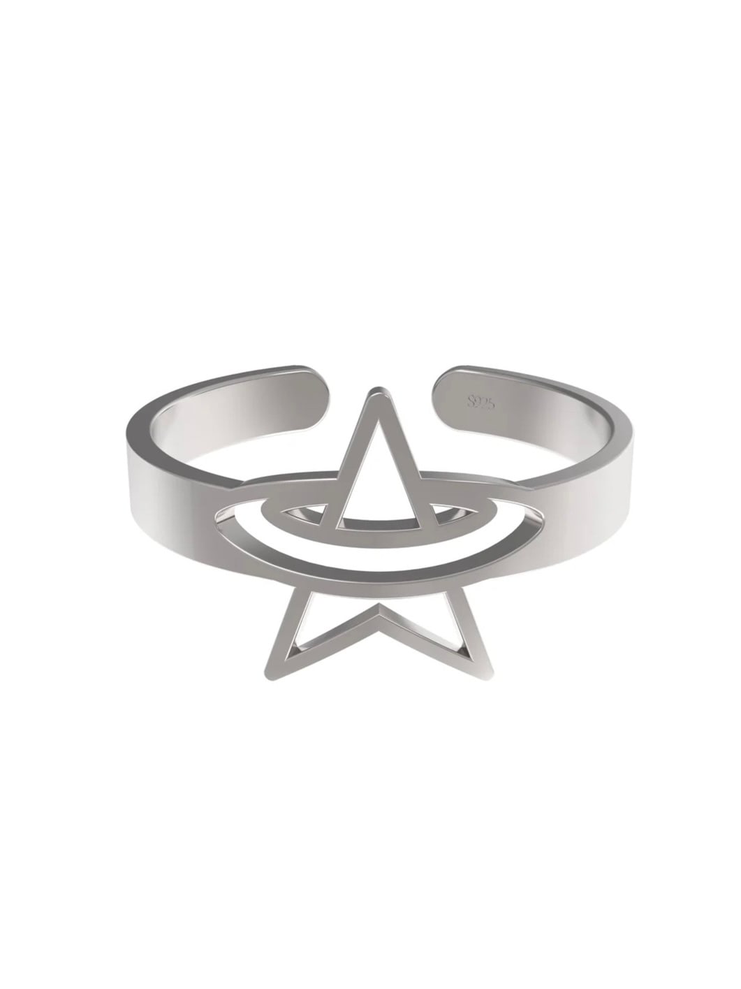 【VSCH】VSCH Star Ring Chocolate Pair Ring Men's Ring