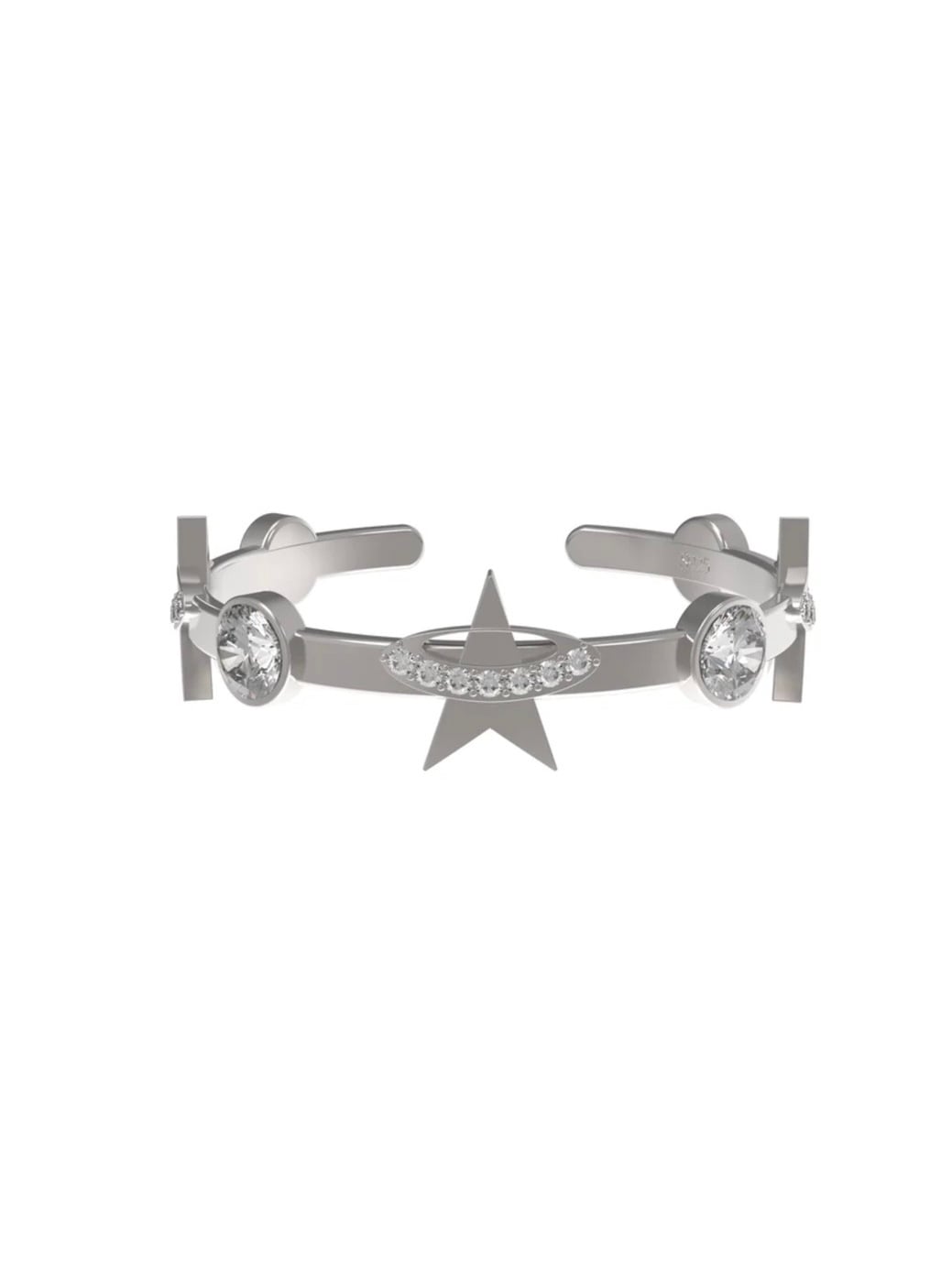 【VSCH】VSCH Star Ring Chocolate Pair Ring Female's Ring