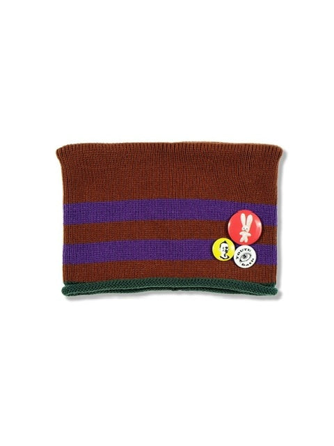 【YOUTHBATH】SQUARE STRIPE BEANIE