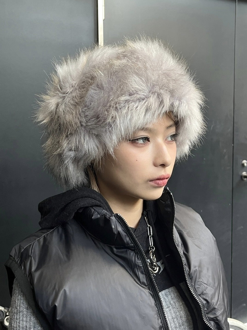 受注制【Never mind the XU】fur hat (5color)