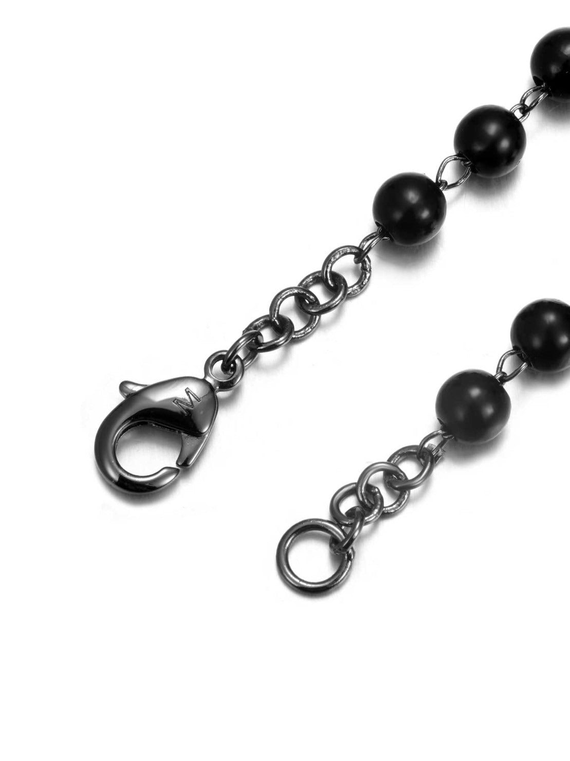 【MR. ENJOY DA MONEY】Sword and rose necklace