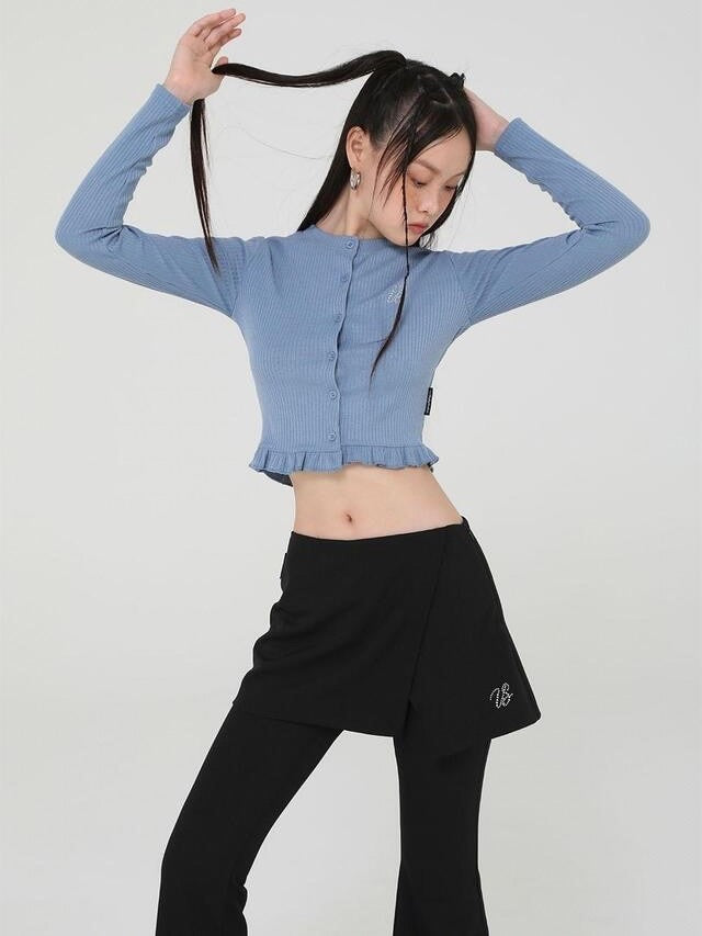 【Uglyshadow】CRYSTAL CARDIGAN / 【アグリーシャドウ】クリスタル長袖カーディガン