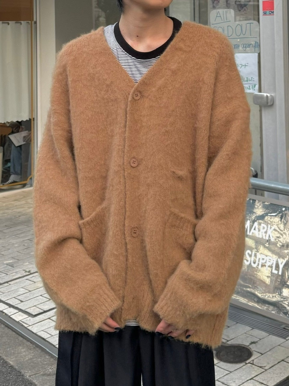 【Chikashitsu +】wool cardigan (4color)